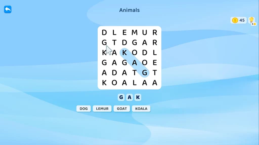 Hidden Words screenshot 1