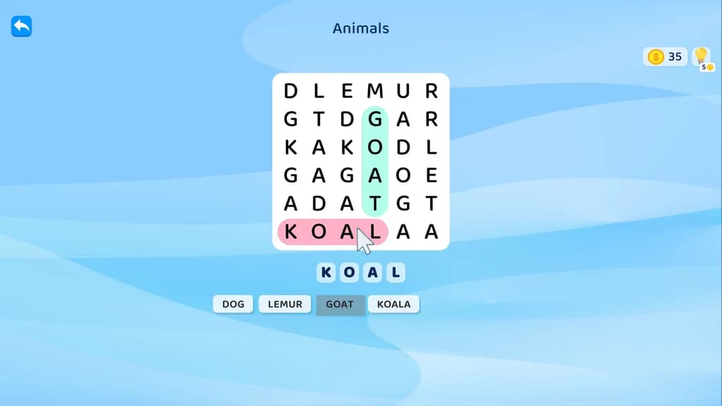 Hidden Words screenshot 2